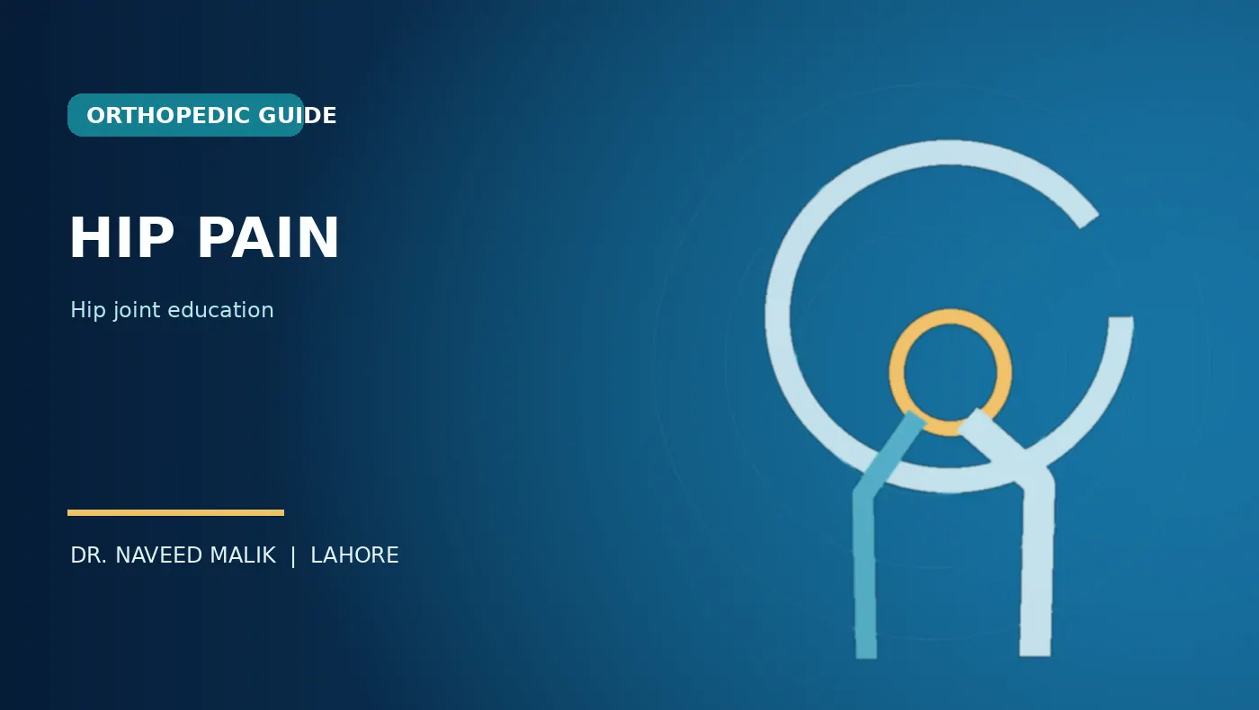 Hip Pain and Hip Replacement: Orthopedic Consultation Guide in Lahore