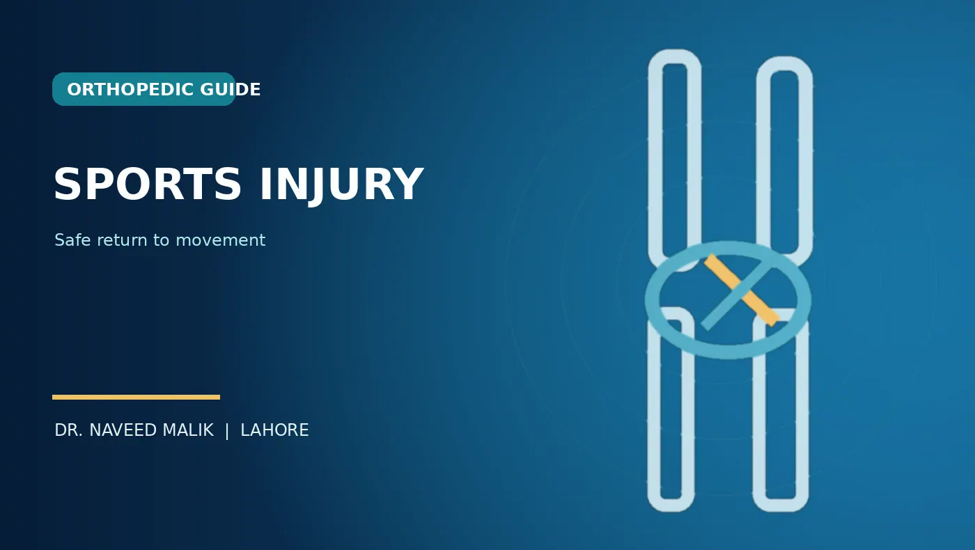 Sports Injuries in Lahore: Sprains, Ligaments, Tendons and Safe Return to Play